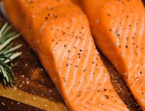 Grilled Sockeye Salmon with Honey Mustard Glaze